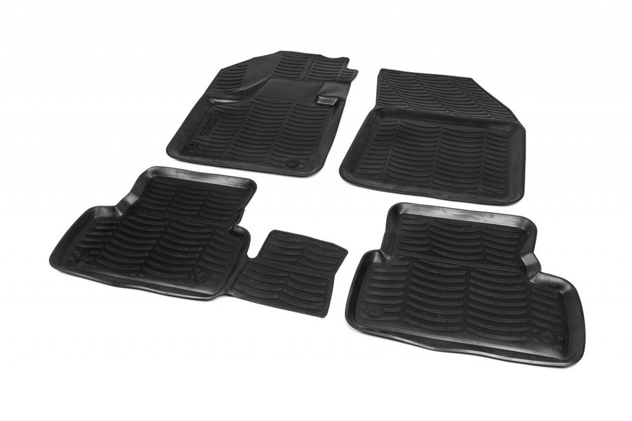 Peugeot 3008 2016–2023 Gumijasti tepihi za kabino (4 kosi, Niken 3D) Image