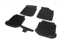Skoda Octavia I Tour A4 1996–2010 Gumijasti tepihi za kabino (4 kosi, Niken 3D) fotografija 1