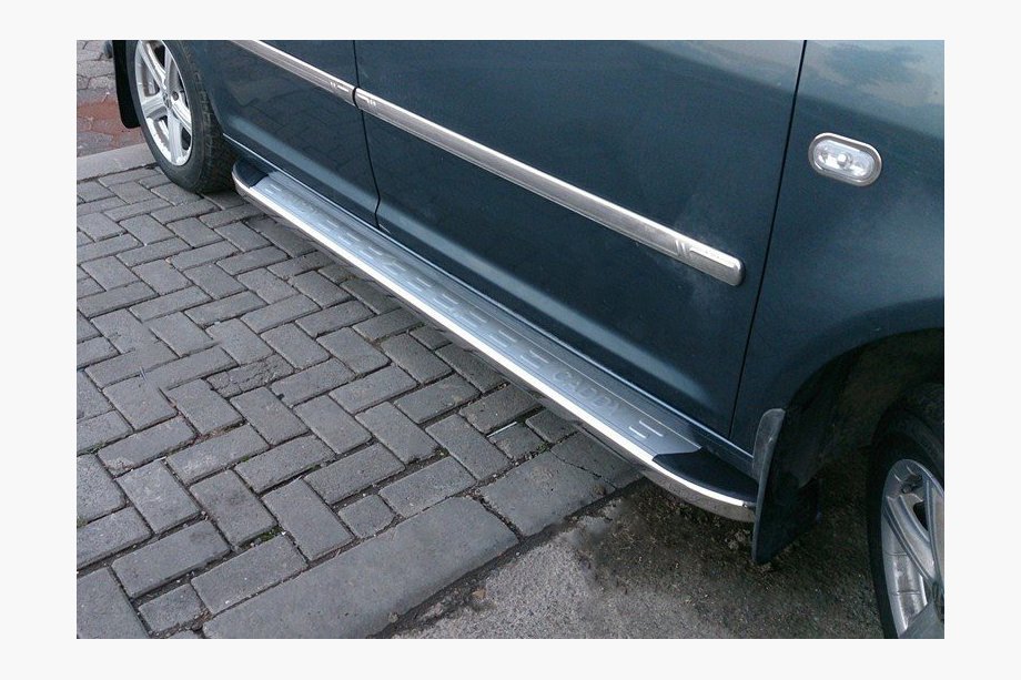 Volkswagen Caddy 2004–2010 Stranske stopnice Omsa MSline (2 kosa, aluminij) Image
