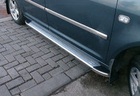 Volkswagen Caddy 2004–2010 Stranske stopnice Omsa MSline (2 kosa, aluminij) fotografija 1