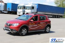 Renault Sandero 2013–2022 Stranske cevi BB001 (2 kos, nerjavno jeklo) fotografija 7