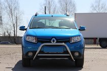 Renault Sandero 2013–2022 Sprednji zaščitni lok WT006 (nerjaveče jeklo) fotografija 2