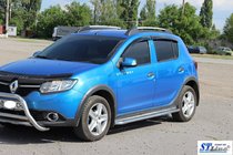 Renault Sandero 2013–2022 Bočne stopnice KB001 (nerjavno jeklo) 60 mm fotografija 4