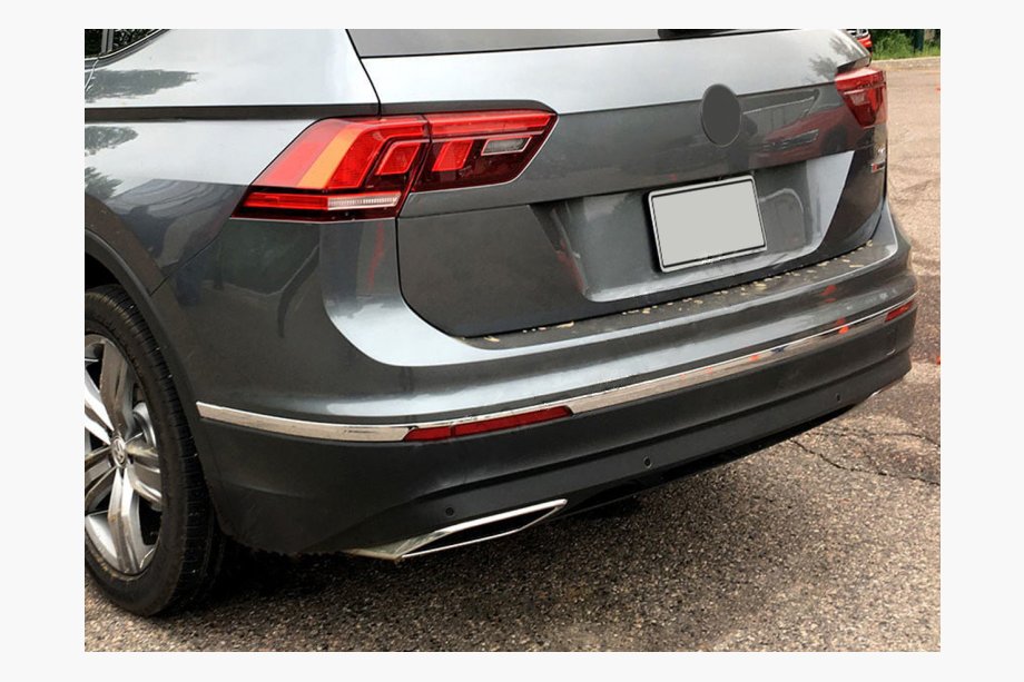 Volkswagen Tiguan 2016–2023 Nerjaveče jeklene obloge za rob zadnjega odbijača 2016-2020 (3 kosi) Image