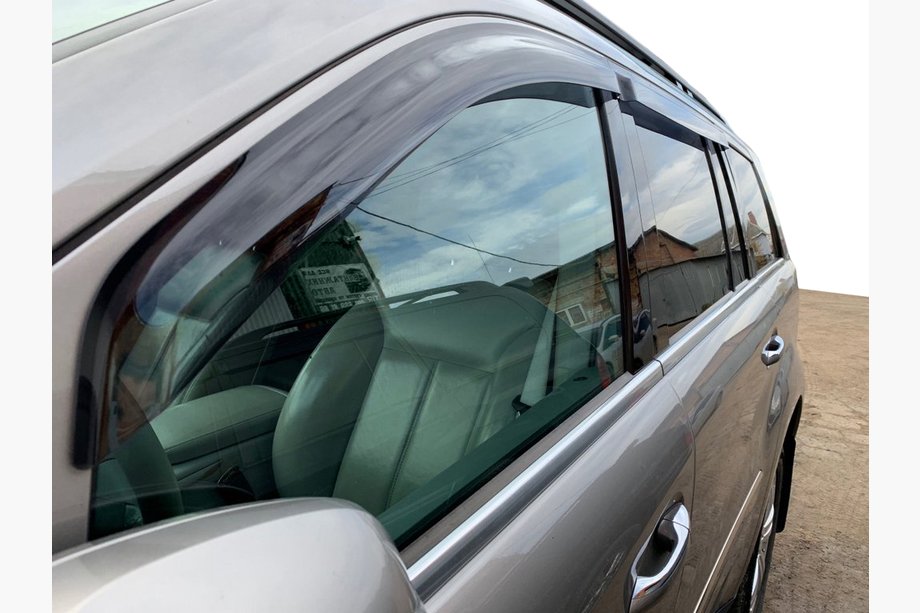 Mercedes GL class X164 2006–2012 Vetrni deflektorji za okna (4 kosi, Niken) Image