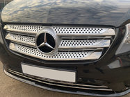 Mercedes Vito/V-razred W447 2014– Okrasne letvice za masko 2014-2020 (5 kos, BlackChrome) fotografija 1