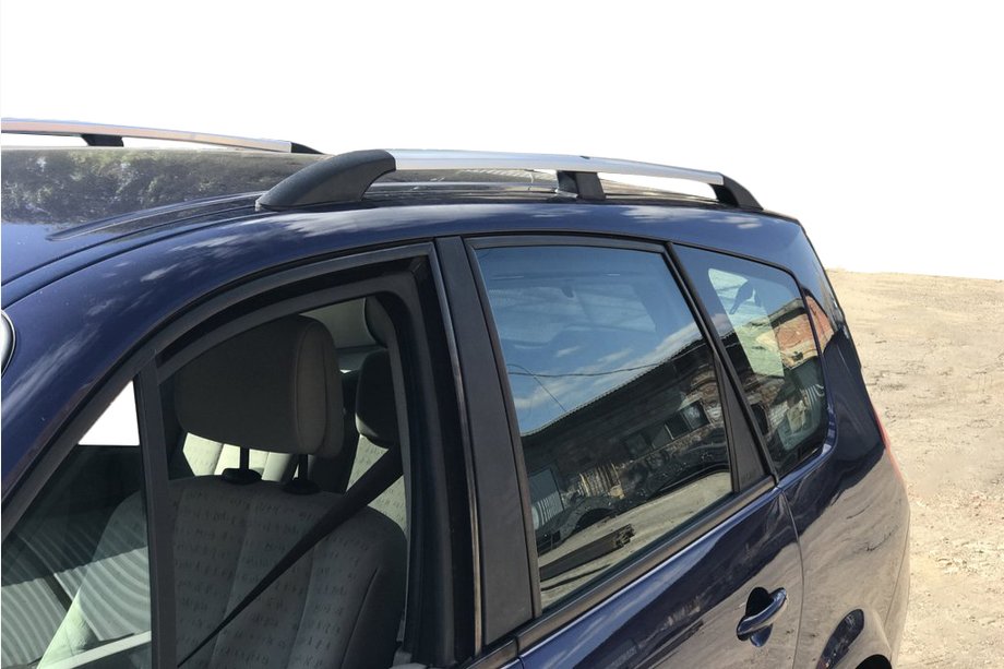 Renault Scenic/Grand 2003–2009 Kromirane strešne sani (2 kos) Image
