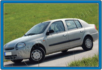 Renault Clio II 1998–2005 Kromirane prevleke za kljuke (nerjaveče jeklo) 4 kos, OmsaLine – italijansko nerjaveče jeklo fotografija 2