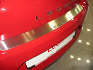 Seat Leon 2005–2012 Natanika zaščitna letev zadnjega odbijača (nerjavno jeklo) fotografija 1