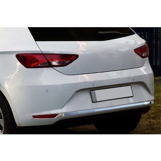 Rob zadnjega odbijača (nerjavno jeklo) Seat Leon 2013–2020 fotografija 1