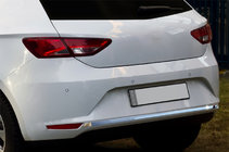 Seat Leon 2013–2020 Rob zadnjega odbijača (nerjavno jeklo) fotografija 1