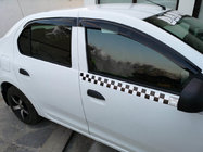 Renault Sandero 2013–2022 Vetrni deflektorji za okna (4 kosi, Niken) fotografija 1