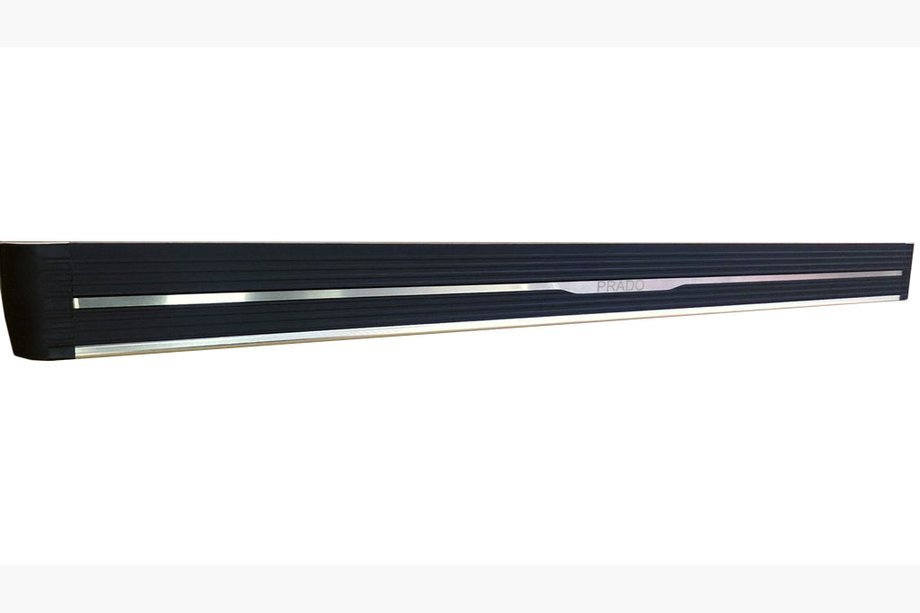 Toyota Land Cruiser Prado 150 2009–2023 Samodejno izvlečne bočne stopnice (2 kos, aluminij) Image