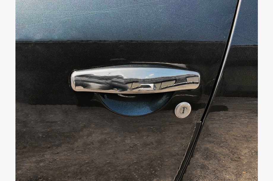 Nissan Terrano 2014– Kromirane obloge kljuk vrat (4 kosi, nerjavno jeklo) Image