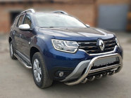 Renault Duster 2018–2024 Prednji zaščitni lok brez napisa WT003 (nerjavno jeklo) fotografija 1