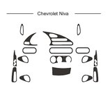 Chevrolet Niva 1998–2020 Okrasne obloge armaturne plošče (Hartman) fotografija 1