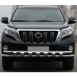 Sprednji zaščitni lok ST016-2 (nerjavno jeklo) Toyota Land Cruiser Prado 150 2009–2023 fotografija 1