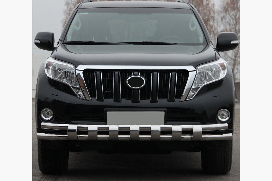 Toyota Land Cruiser Prado 150 2009–2023 Sprednji zaščitni lok ST016-2 (nerjavno jeklo) Image