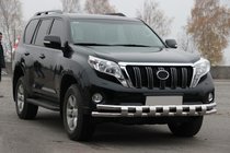 Toyota Land Cruiser Prado 150 2009–2023 Sprednji zaščitni lok ST016-2 (nerjavno jeklo) fotografija 3