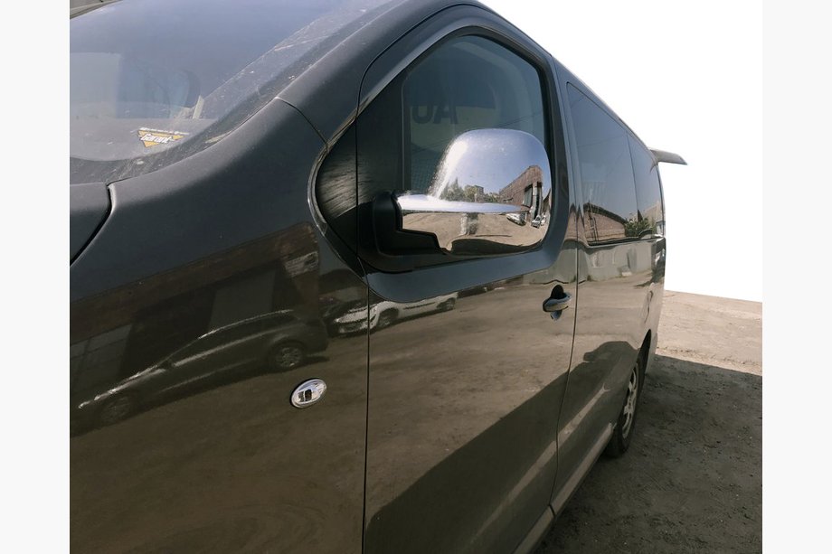 Citroen Jumpy/Dispatch 2017– Kromirane obloge ogledal (2 kosa, plastika) Image