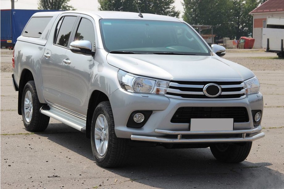 Toyota Hilux 2015– Sprednji zaščitni lok ST018 (nerjavno jeklo) Fotografija 2