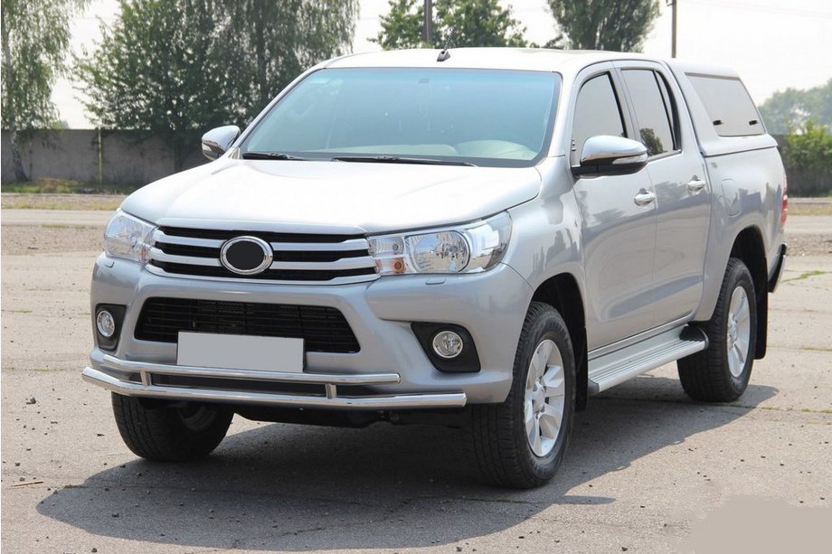 Toyota Hilux 2015– Sprednji zaščitni lok ST018 (nerjavno jeklo) Fotografija 4