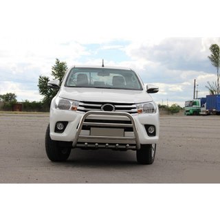 Sprednji zaščitni lok WT010 (nerjavno jeklo) Toyota Hilux 2015– fotografija 3