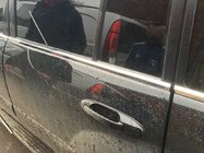 Lexus LX470 1998–2007 Okenske obrobe (6 kos, nerjavno jeklo) fotografija 3