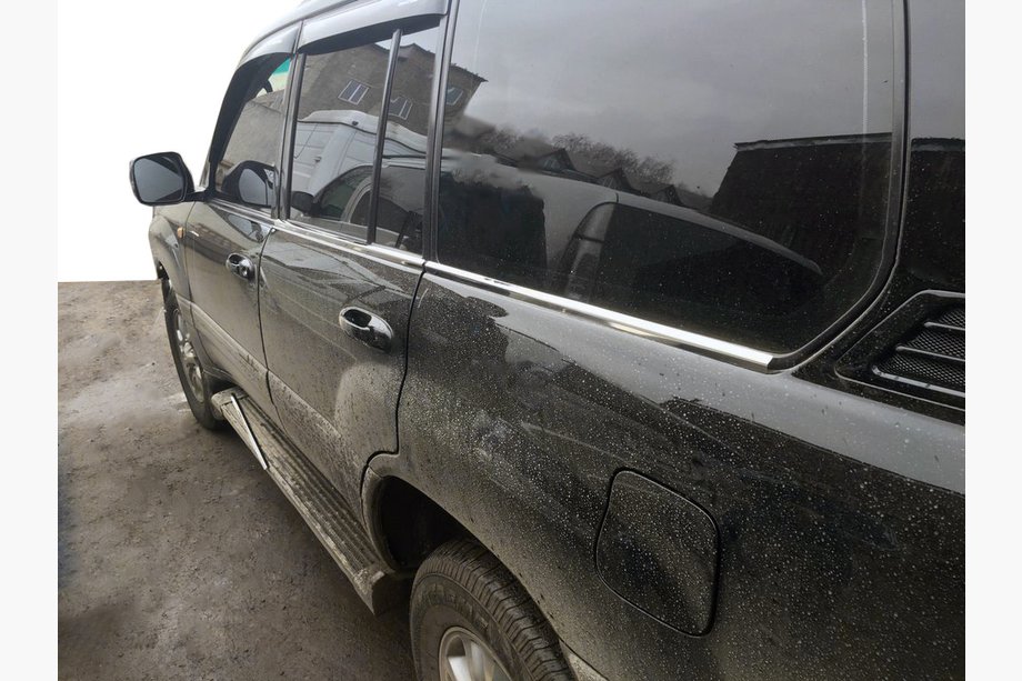 Lexus LX470 1998–2007 Okenske obrobe (6 kos, nerjavno jeklo) Image