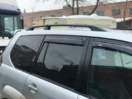Toyota Land Cruiser Prado 120 2002–2009 Črne turške strešne sani Plastične pritrdilne noge fotografija 6