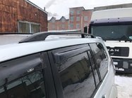 Toyota Land Cruiser Prado 120 2002–2009 Črne turške strešne sani Plastične pritrdilne noge fotografija 4