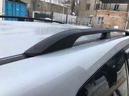 Toyota Land Cruiser Prado 120 2002–2009 Črne turške strešne sani Plastične pritrdilne noge fotografija 2