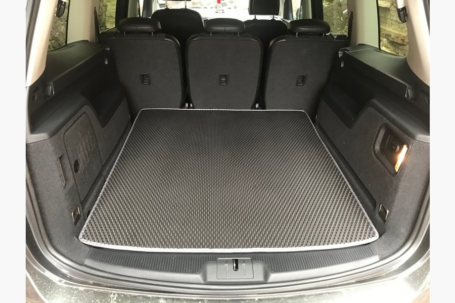 Volkswagen Sharan 2010–2023 Zgornja preproga prtljažnika (EVA, črna) Image