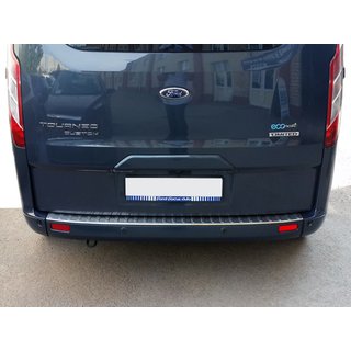 Zaščitna letev za zadnji odbijač OmsaLine (nerjaveče jeklo) Ford Custom 2013–2022 fotografija 2