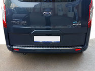 Ford Custom 2013–2022 Zaščitna letev za zadnji odbijač OmsaLine (nerjaveče jeklo) fotografija 2