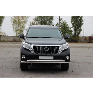 Sprednji zaščitni lok ST014 (nerjavno jeklo) Toyota Land Cruiser Prado 150 2009–2023 fotografija 2