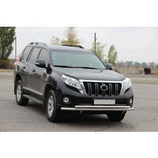 Sprednji zaščitni lok ST014 (nerjavno jeklo) Toyota Land Cruiser Prado 150 2009–2023 fotografija 4