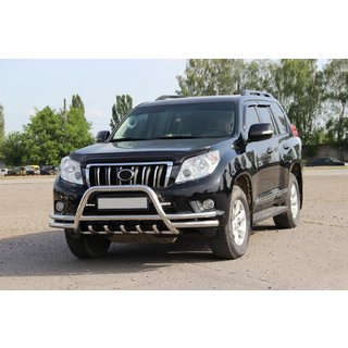 Zaščitni lok WT003-2-Plus (nerjaveče jeklo) Toyota Land Cruiser Prado 150 2009–2023 fotografija 2
