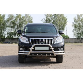 Zaščitni lok WT003-2-Plus (nerjaveče jeklo) Toyota Land Cruiser Prado 150 2009–2023 fotografija 3