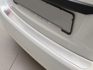 Toyota Yaris 2010–2020 Nerjaveča zaščitna letev za zadnji odbijač Natanika (nerjavno jeklo) fotografija 1