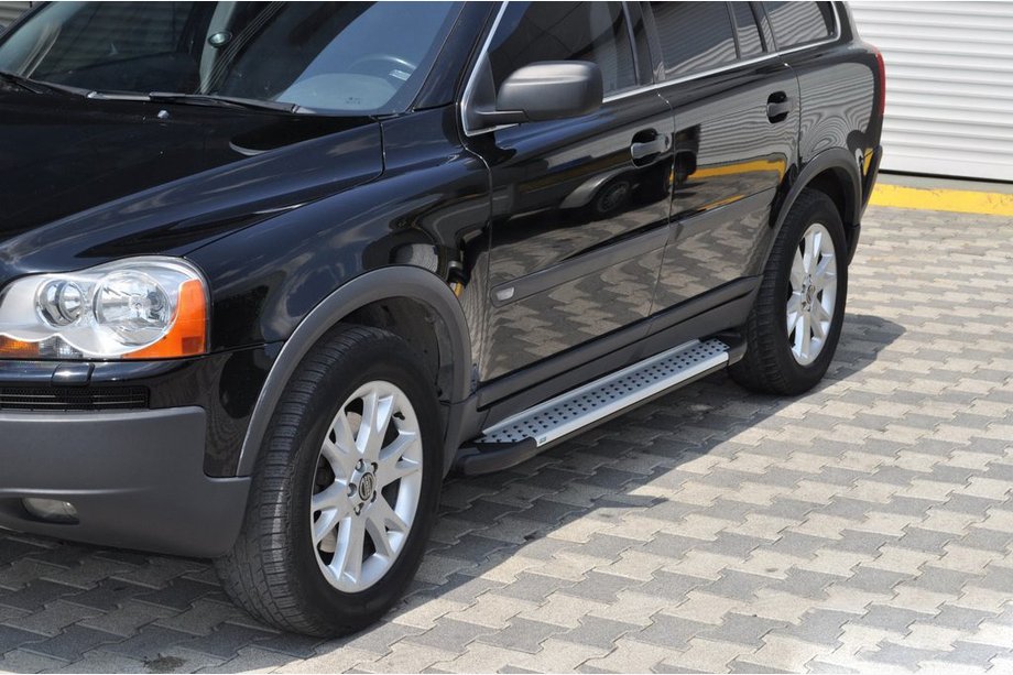 Volvo XC90 2002–2014 Stranske stopnice Allmond Grey (2 kosa, aluminij) Image