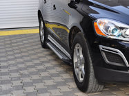 Volvo XC60 2009–2017 Stranske stopnice Allmond Grey (2 kosa, aluminij) fotografija 1