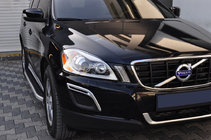 Volvo XC60 2009–2017 Stranski pragovi Fullmond (2 kosa, aluminij) fotografija 1