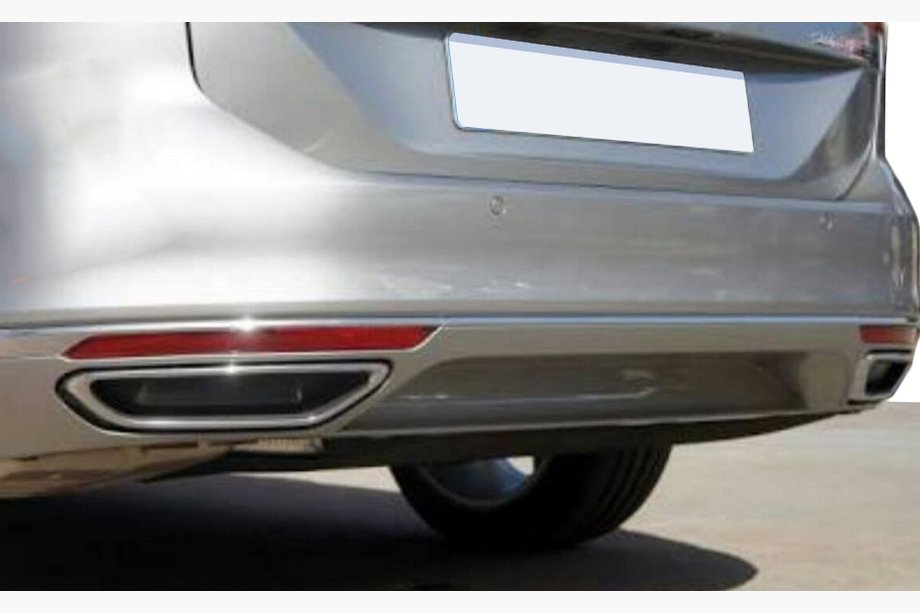 Volkswagen Passat B8 2015–2023 Okrasni nastavki – imitacija izpuha SD/SW (2015-2018, 2 kos, nerjavno jeklo) Fotografija 4