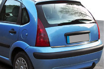 Citroen C-3 2002–2009 Okrasna letev spodnjega roba prtljažnika (nerjaveče jeklo) fotografija 1