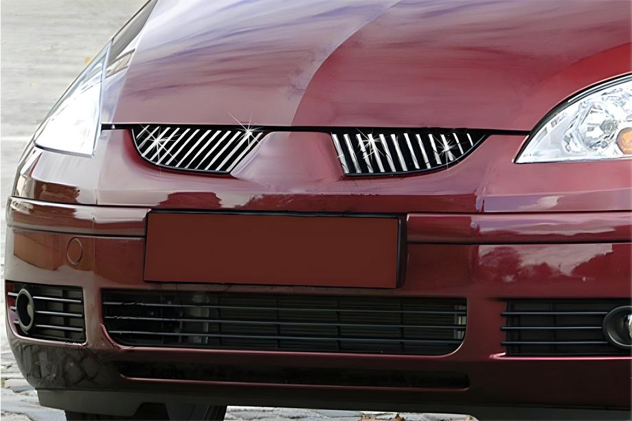 Mitsubishi Colt 2004–2012 Okrasne letvice za masko hladilnika (24 kosov, inox) Image