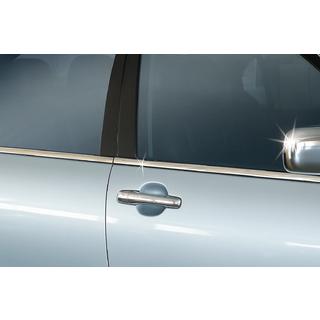 Zunanje okrasne letve stekel (4 kosi, nerjavno jeklo) Mitsubishi Lancer 9 2004–2008 fotografija 3