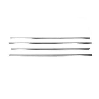 Zunanje okrasne letve stekel (4 kosi, nerjavno jeklo) Mitsubishi Lancer 9 2004–2008 fotografija 2