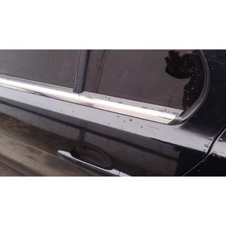 Zunanje okrasne letvice oken (4 kosi, nerjaveče jeklo) Mitsubishi Lancer X 2008– fotografija 2