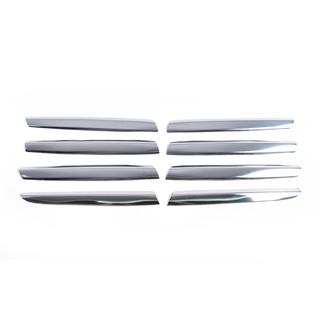 Obloge maske hladilnika (8 kos., nerjaveče jeklo) Nissan Qashqai 2007–2010 fotografija 2